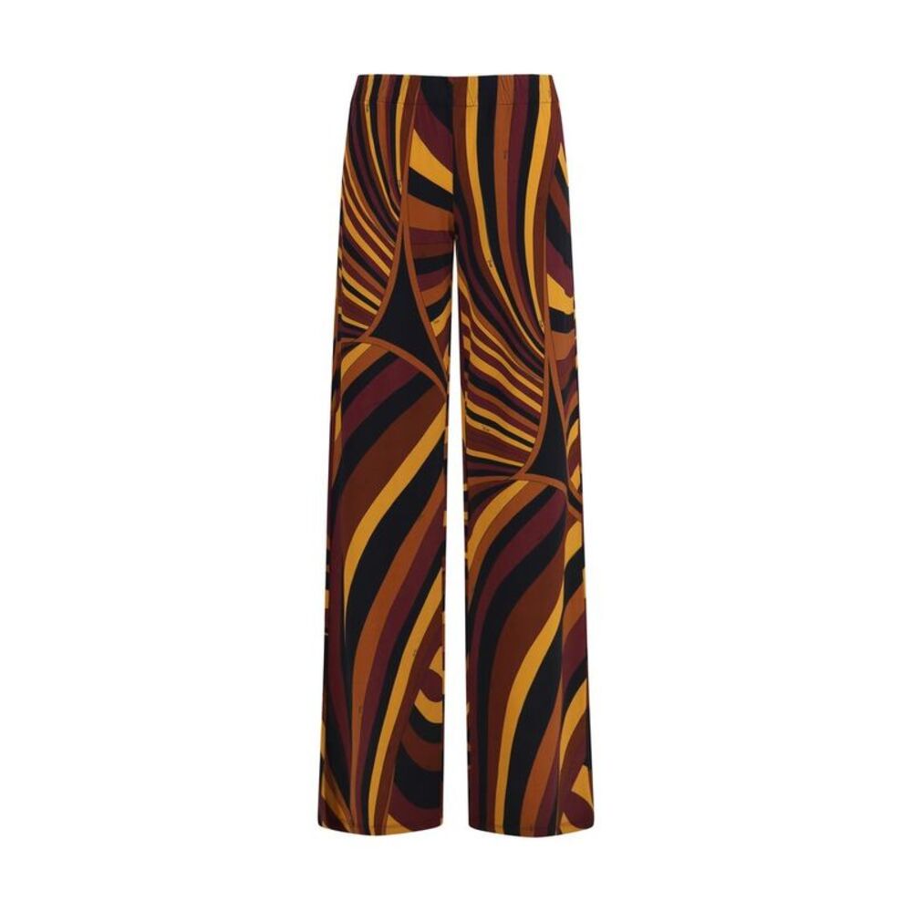 Emilio Pucci Multicolor Viscose Casual Women's Pants